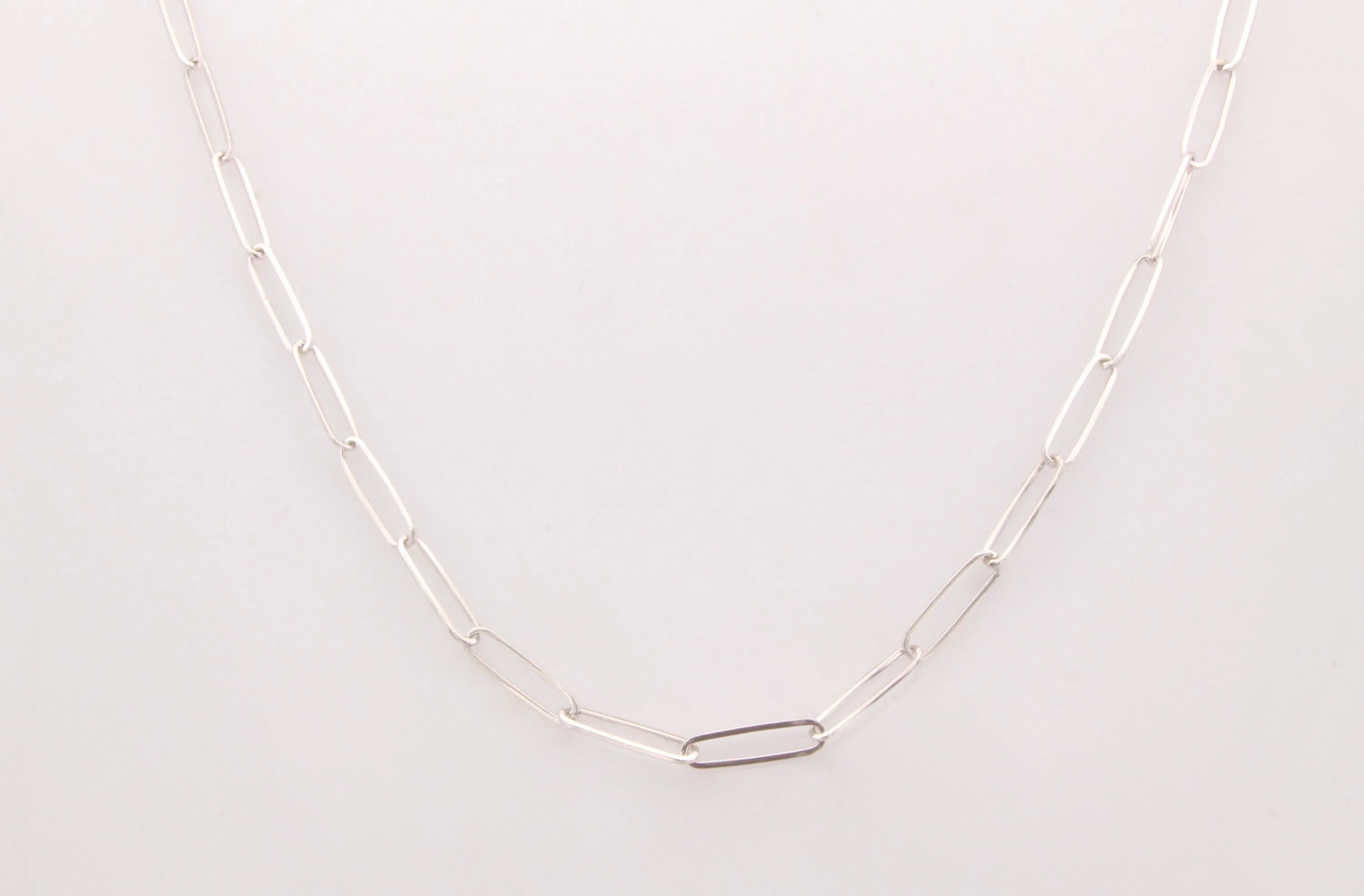 14K Gold 2.60MM Open Link Paperclip Chain Necklace