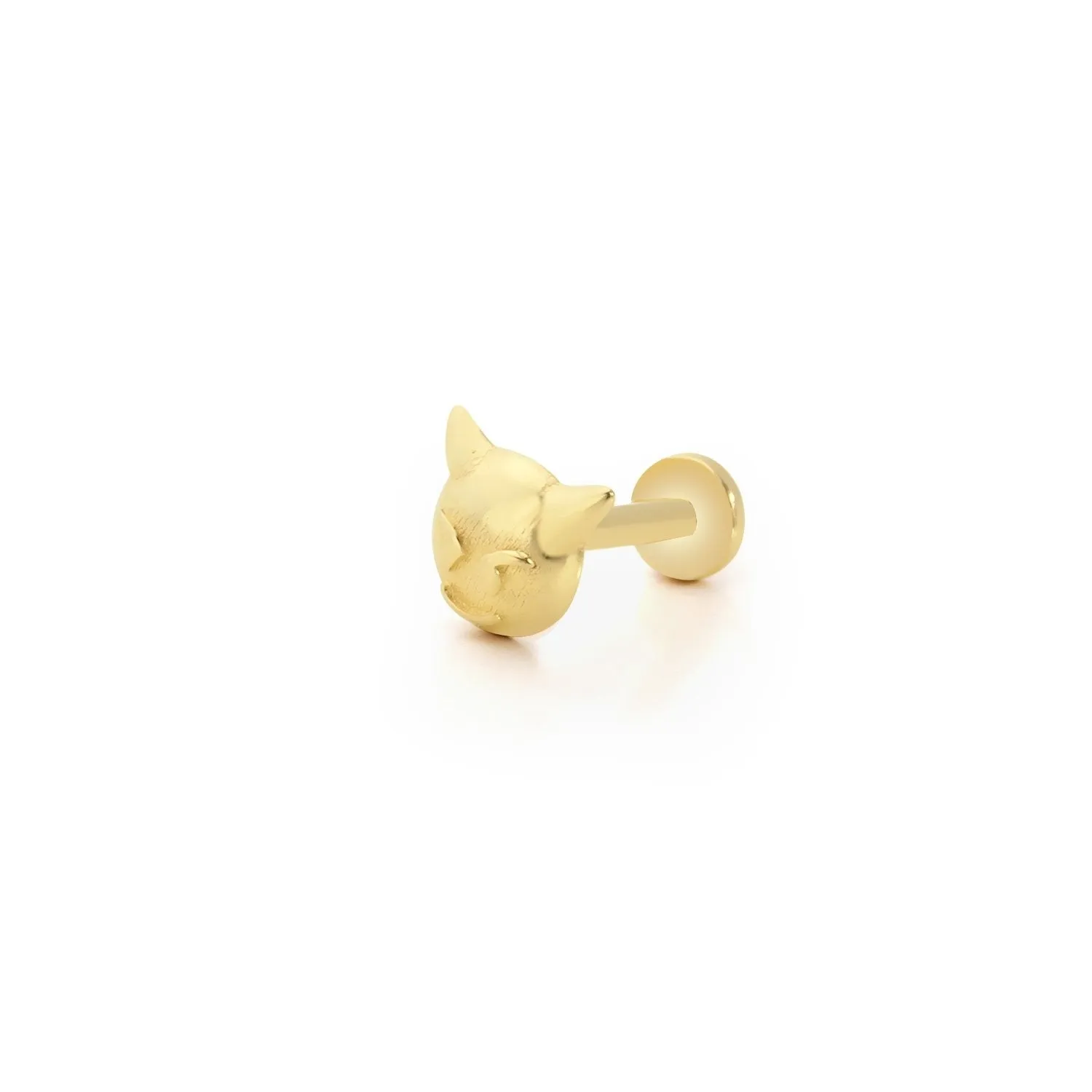 14k Gold Evil Tragus Piercing