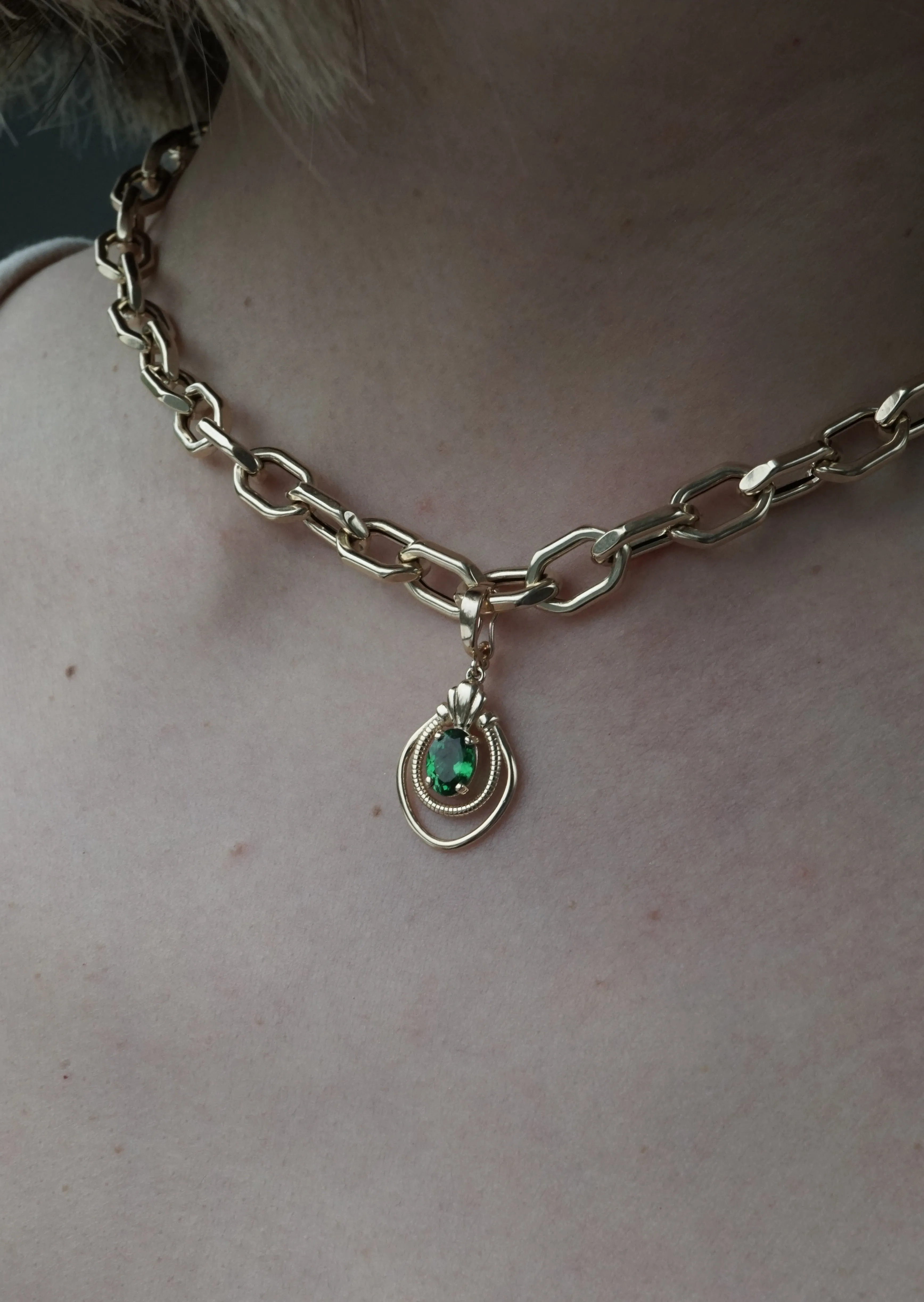 14k Gold Jupiter Pendant