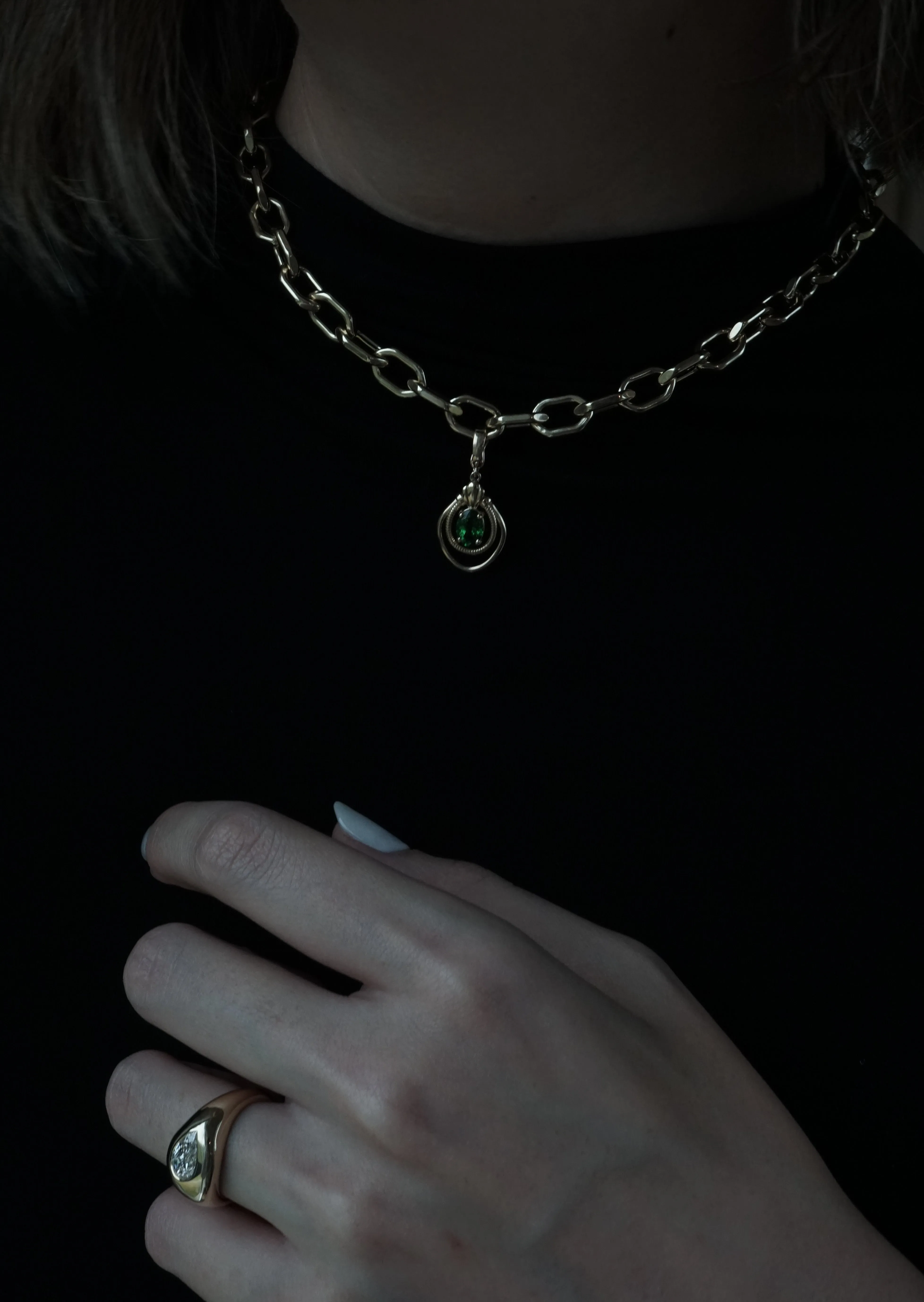 14k Gold Jupiter Pendant