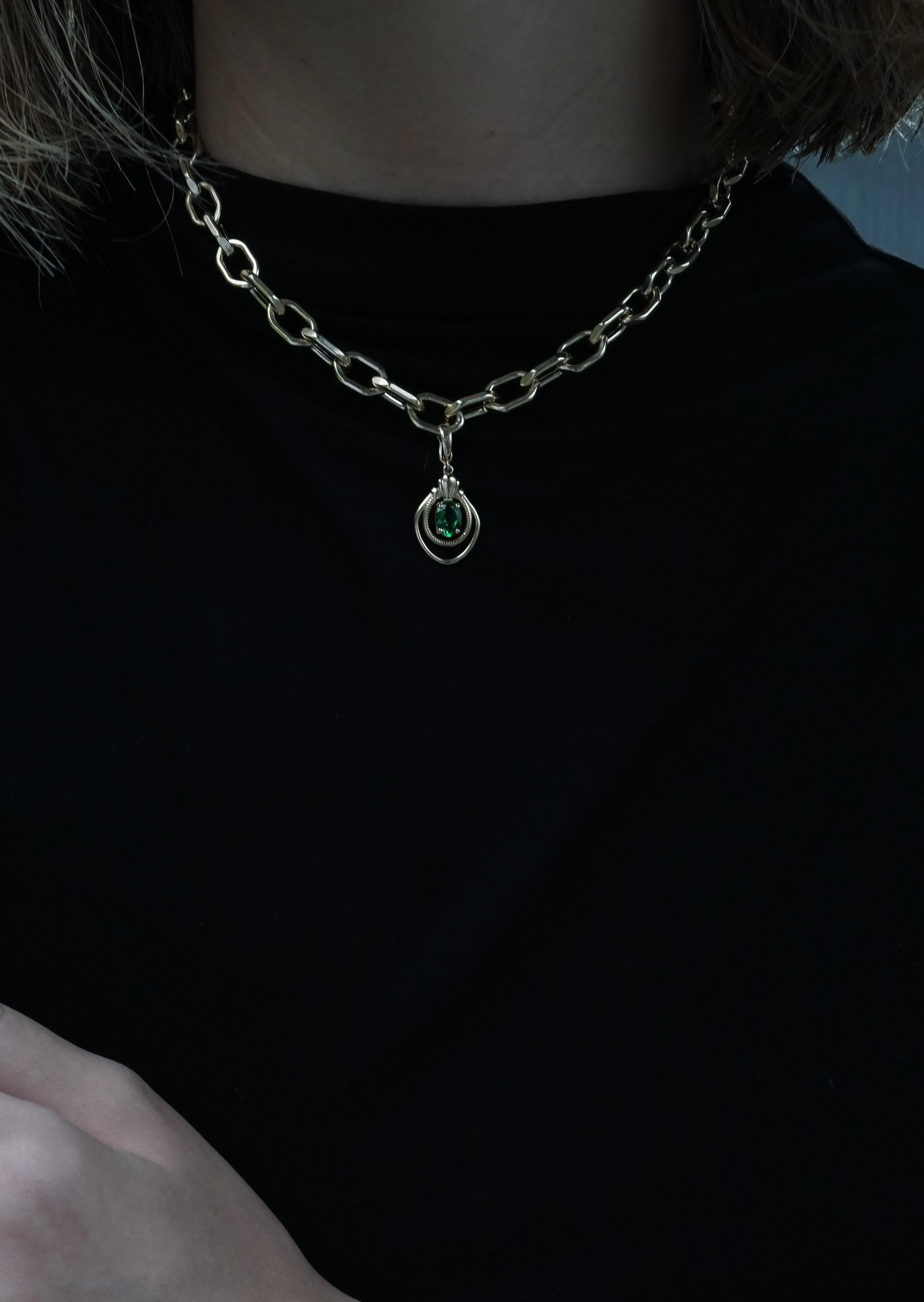 14k Gold Jupiter Pendant