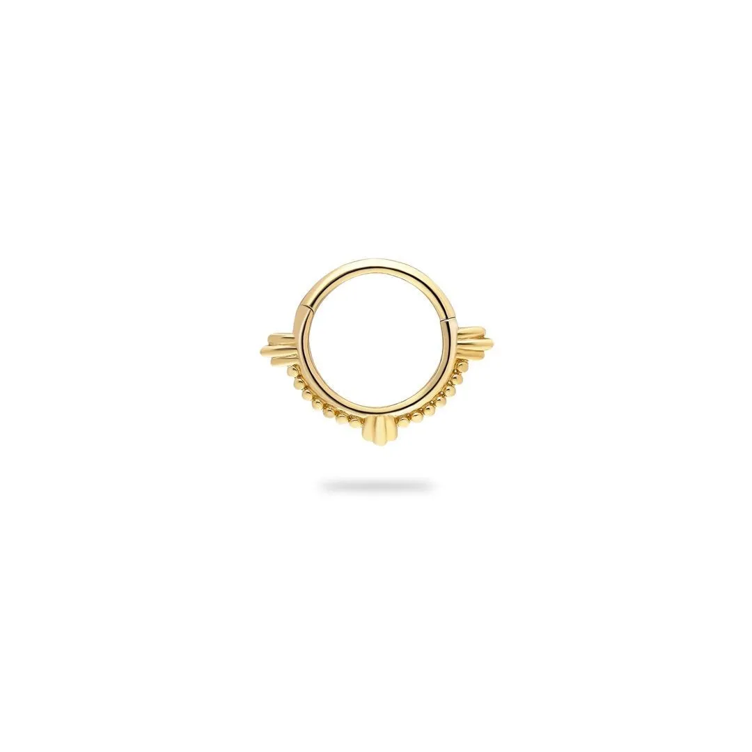 14k Gold Rhythm Helix Piercing