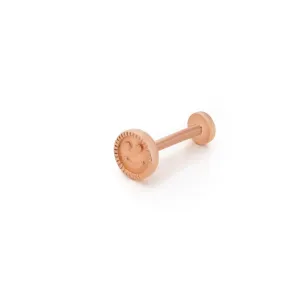 14k Gold Smile Tragus Piercing
