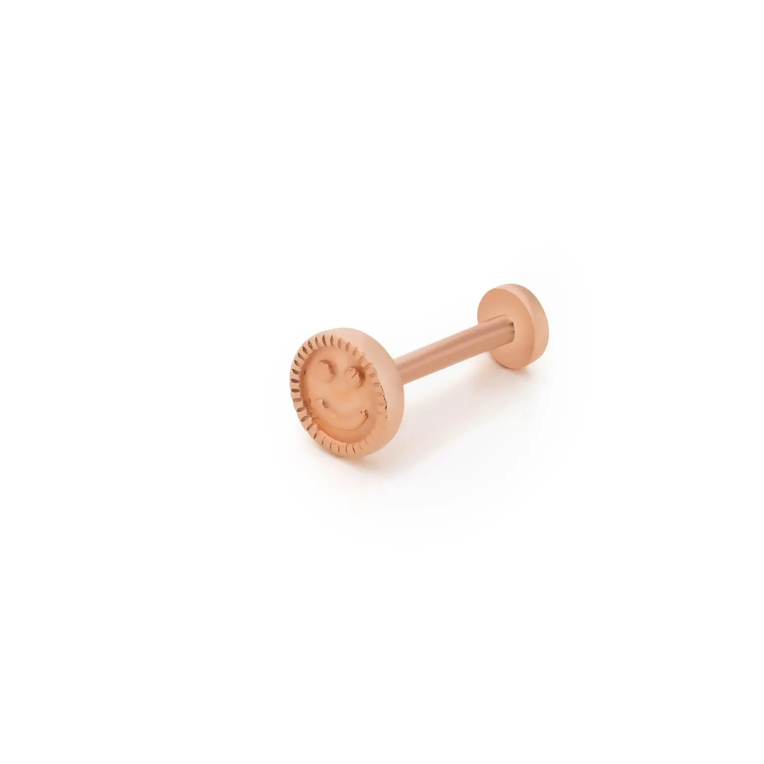 14k Gold Smile Tragus Piercing