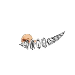 14k Gold Stone Dagger Tragus Piercing
