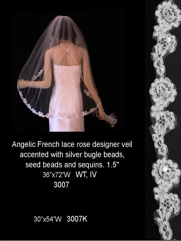 1st Class Bridal 3007 White Veil