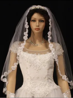1st Class Bridal 3007 White Veil