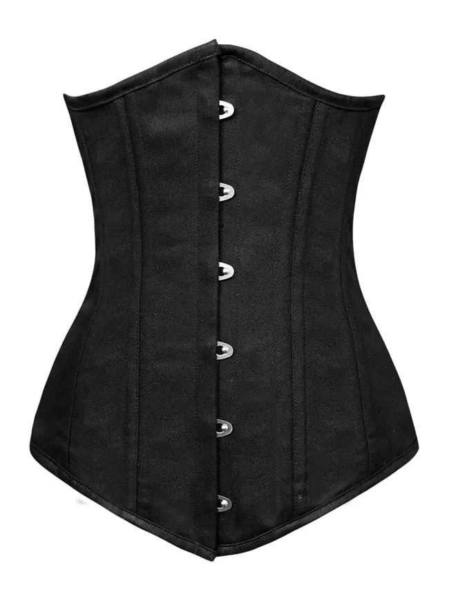 26 Steel Boned Cotton Short Torso Training Underbust Corset