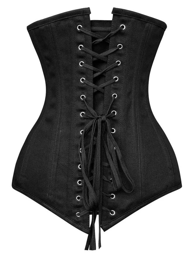 26 Steel Boned Cotton Short Torso Training Underbust Corset
