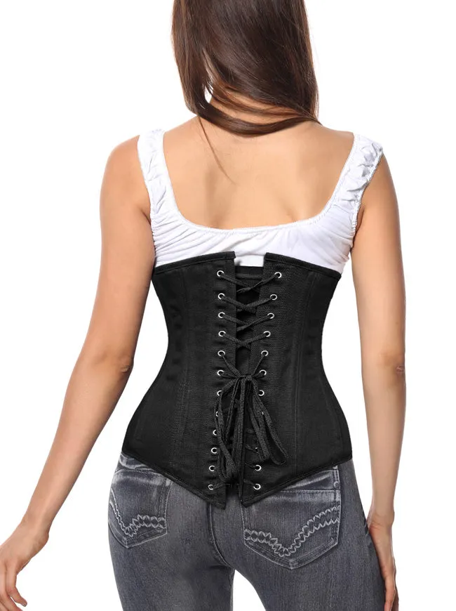 26 Steel Boned Cotton Short Torso Training Underbust Corset