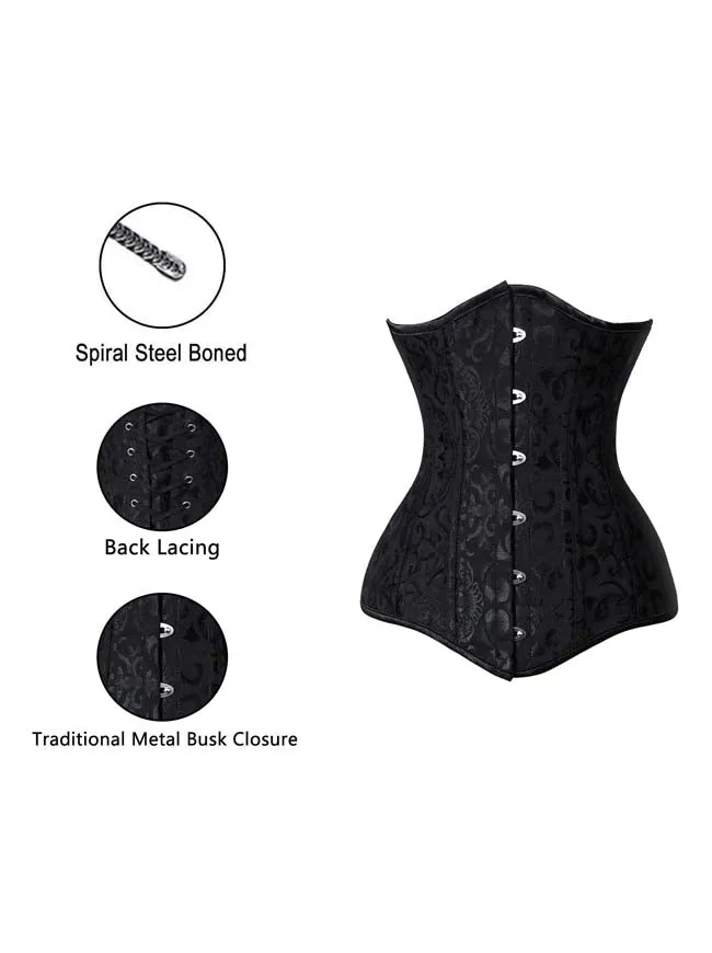 26 Steel Boned Cotton Short Torso Training Underbust Corset