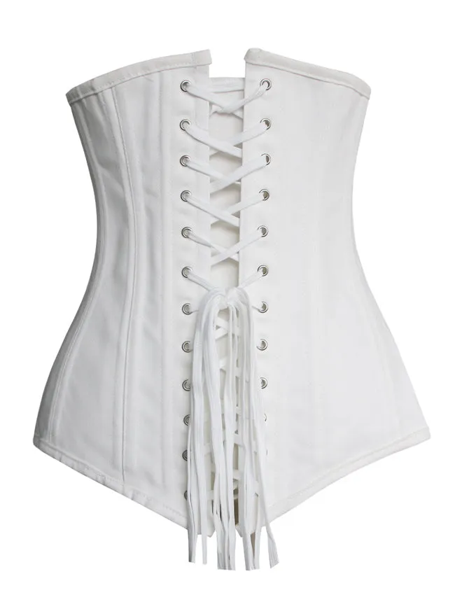 26 Steel Boned Cotton Short Torso Training Underbust Corset
