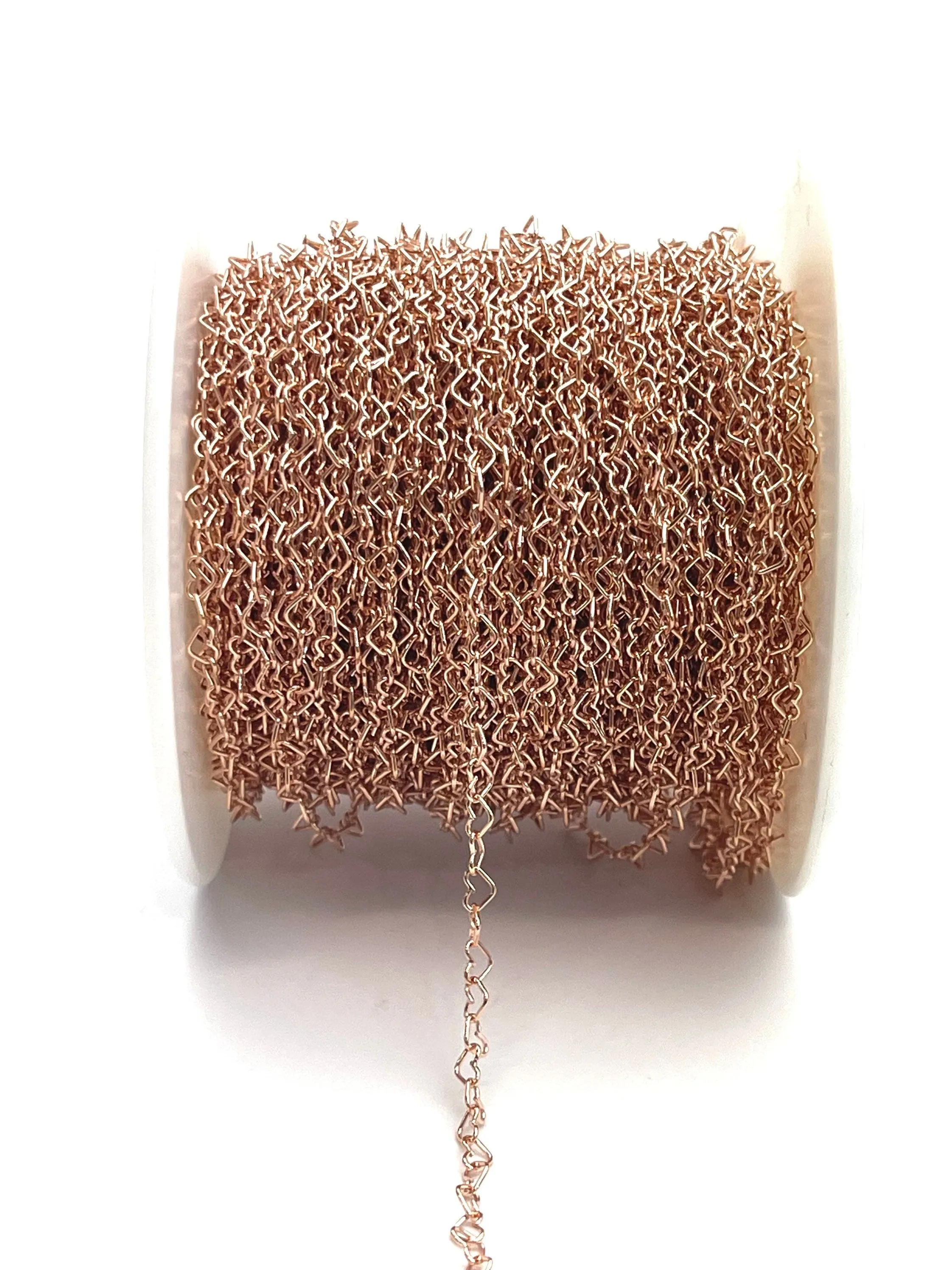 3.2mm Heart Chain, 14k Gold Filled, Sterling Silver, 14k Rose Gold Filled, Sku#SM629