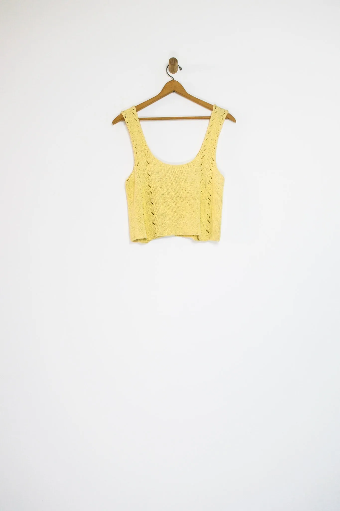 70’s BUTTON KNIT TANK / MEDIUM