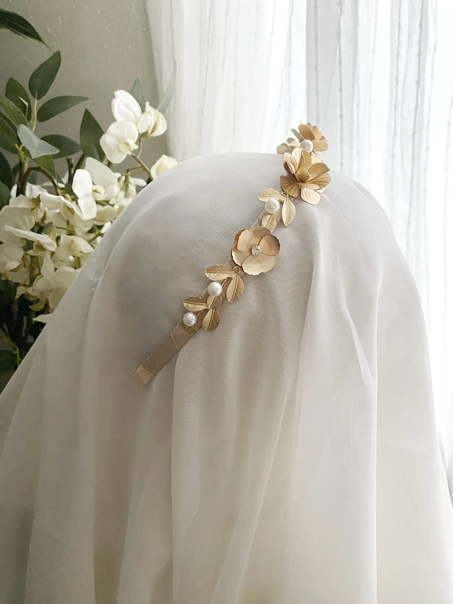 8803BA - Bell Floral Headband