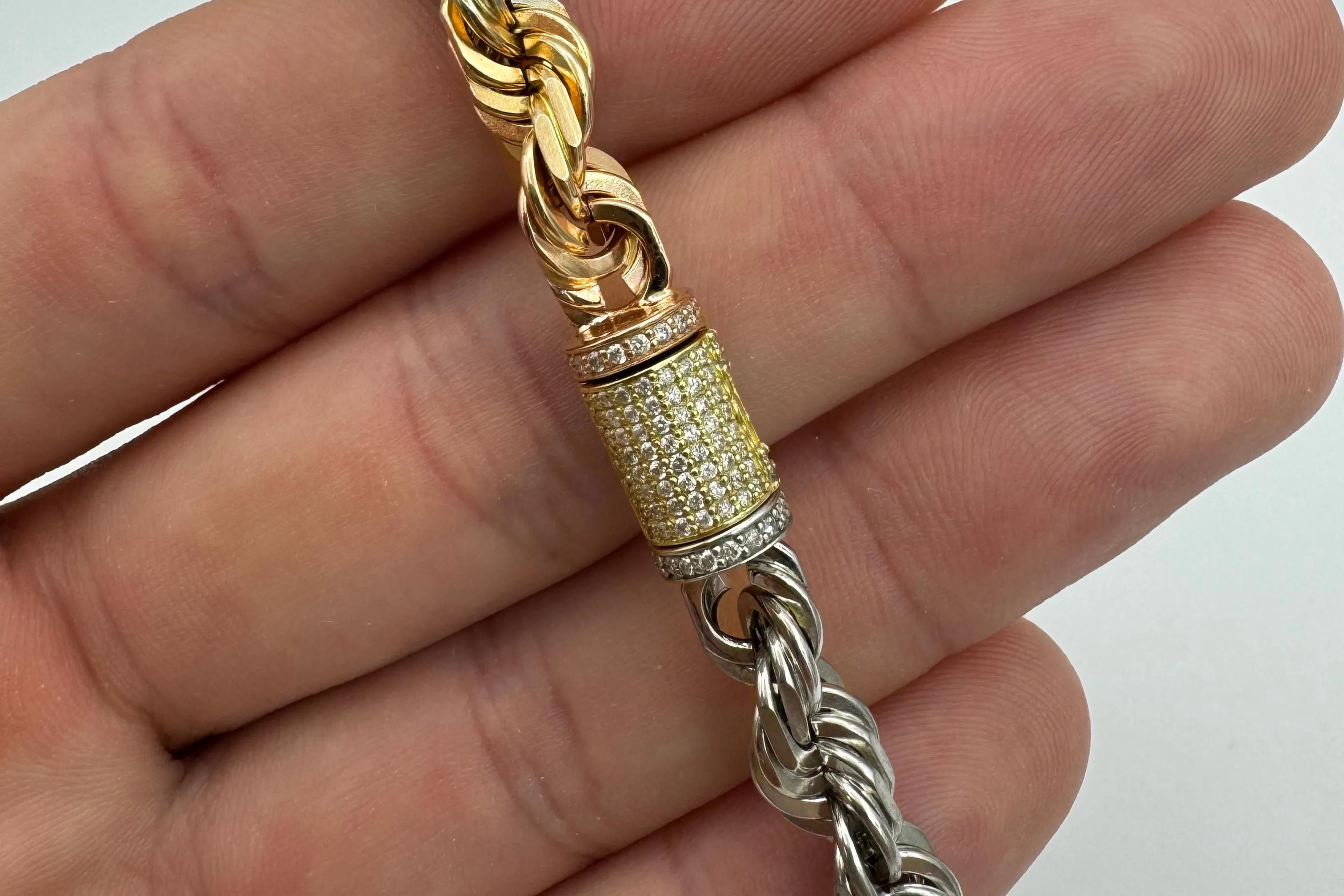 8mm Diamond Round Barrel Lock