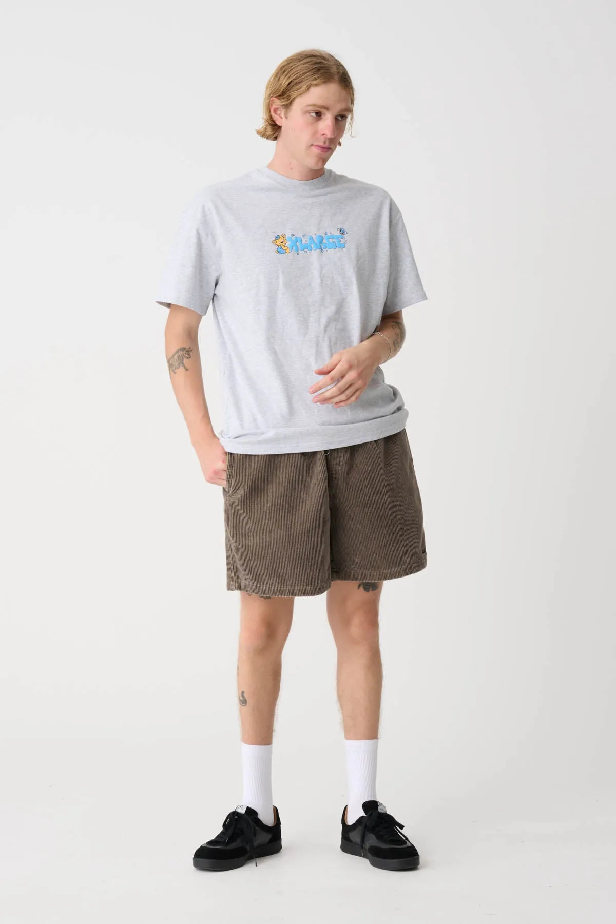 91 WIDE CORD BEACH SHORT - PIGMENT COFFEE