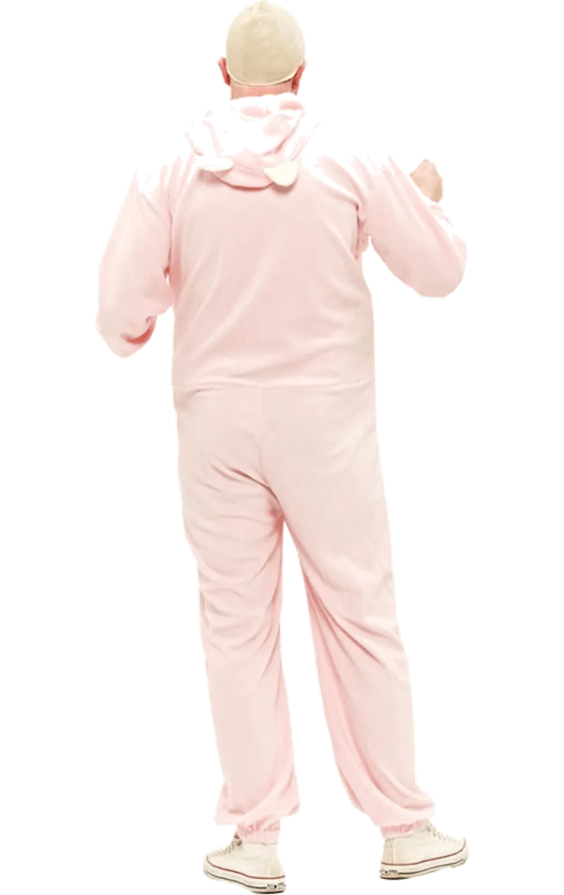 Adult Pink Babygrow Costume