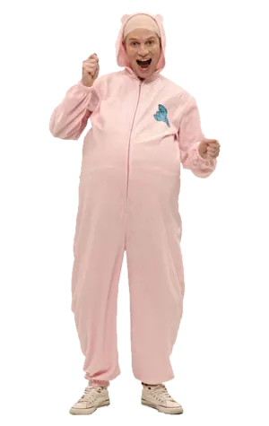 Adult Pink Babygrow Costume