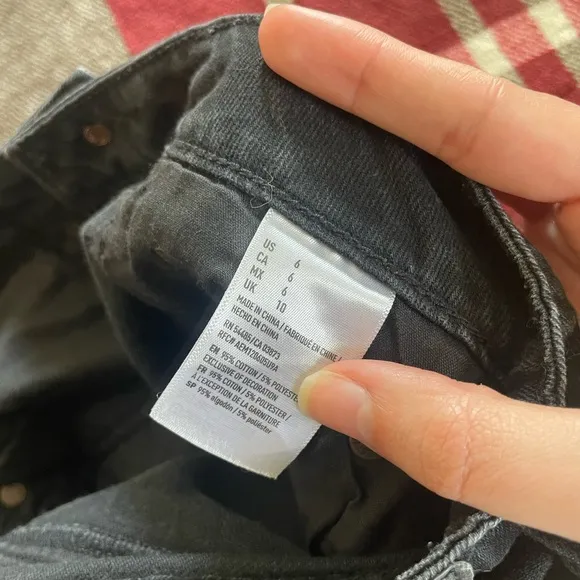 AEO Hi-Rise Festival Denim Mini Skirt