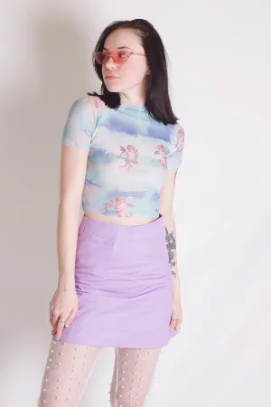 Angel Mesh Crop Top