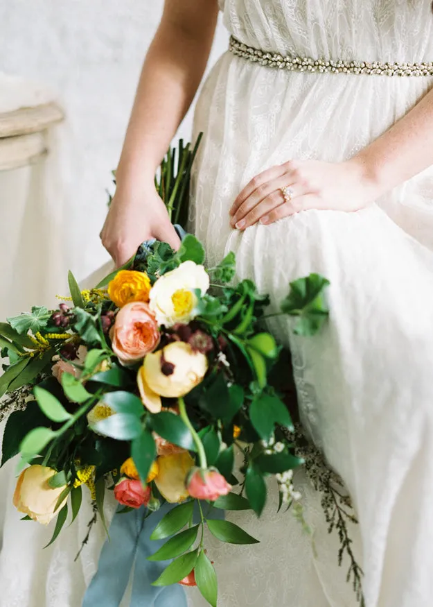 Annie Sash - Ivory