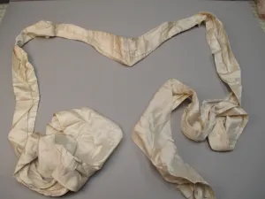 Antique Victorian Silk Bridal Sash
