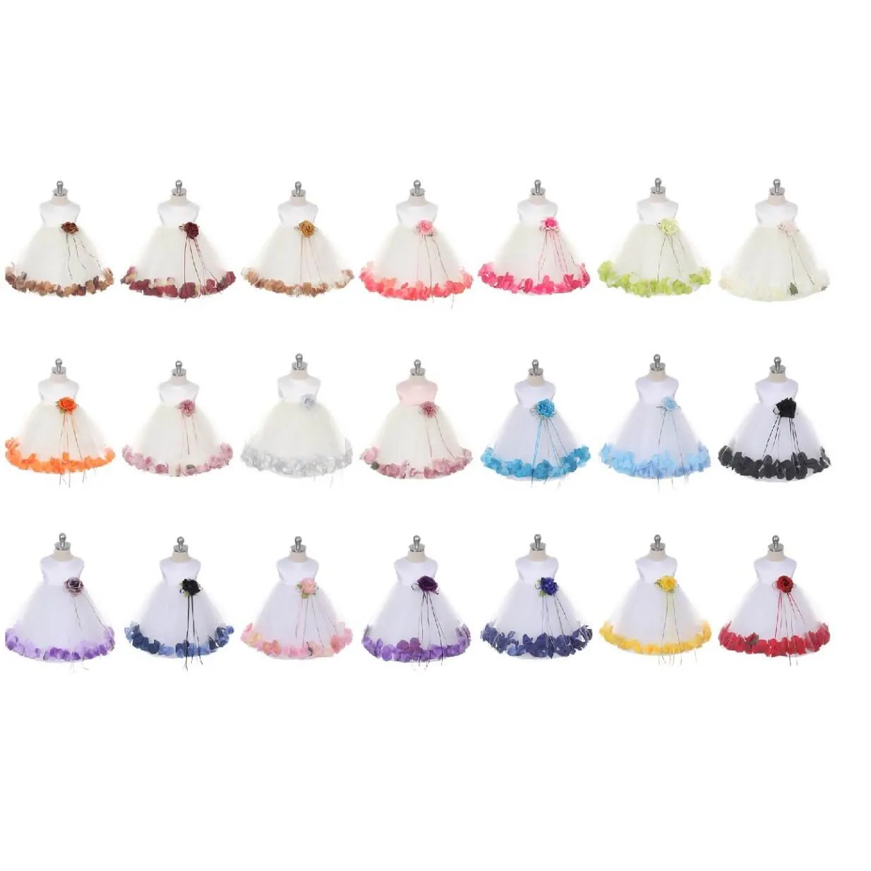 Baby Kenza - Bridal Ivory Ivory Petals
