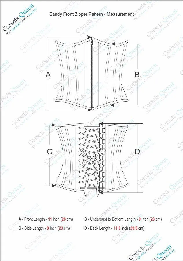 Barbadian Brocade Underbust Corset