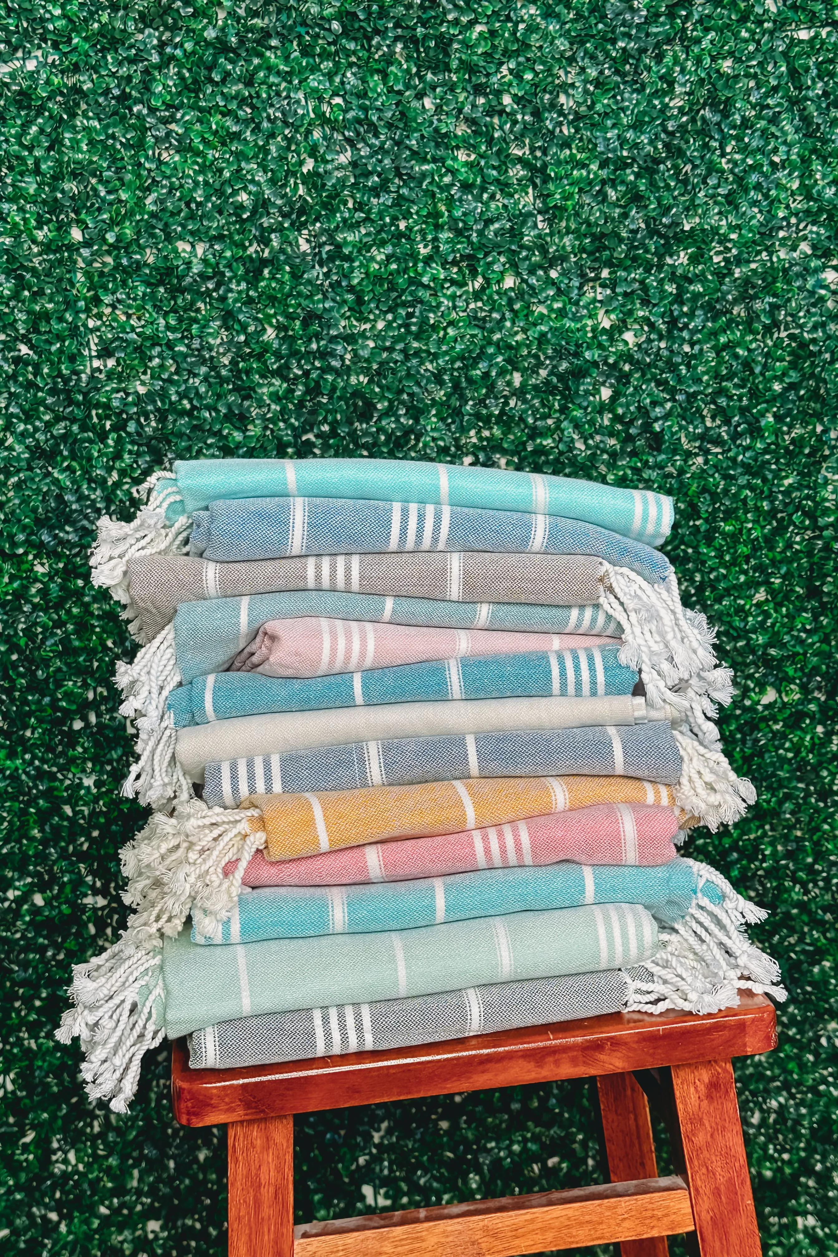Beach Bath Towels With Fringe Details