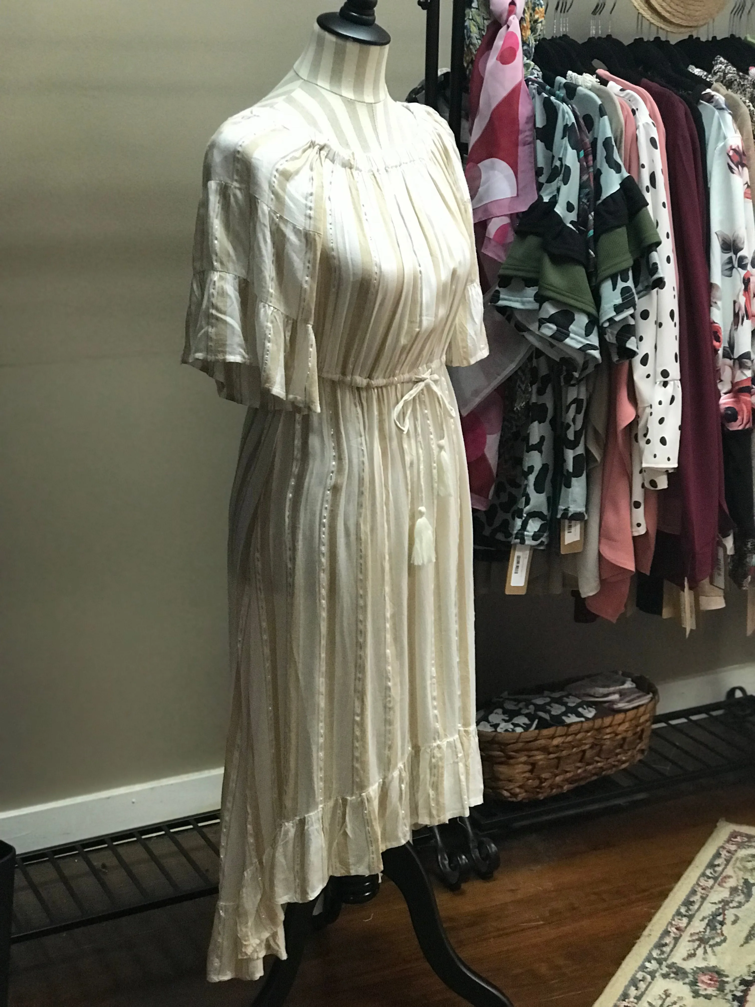 Blue Island Beach Dress- Medium