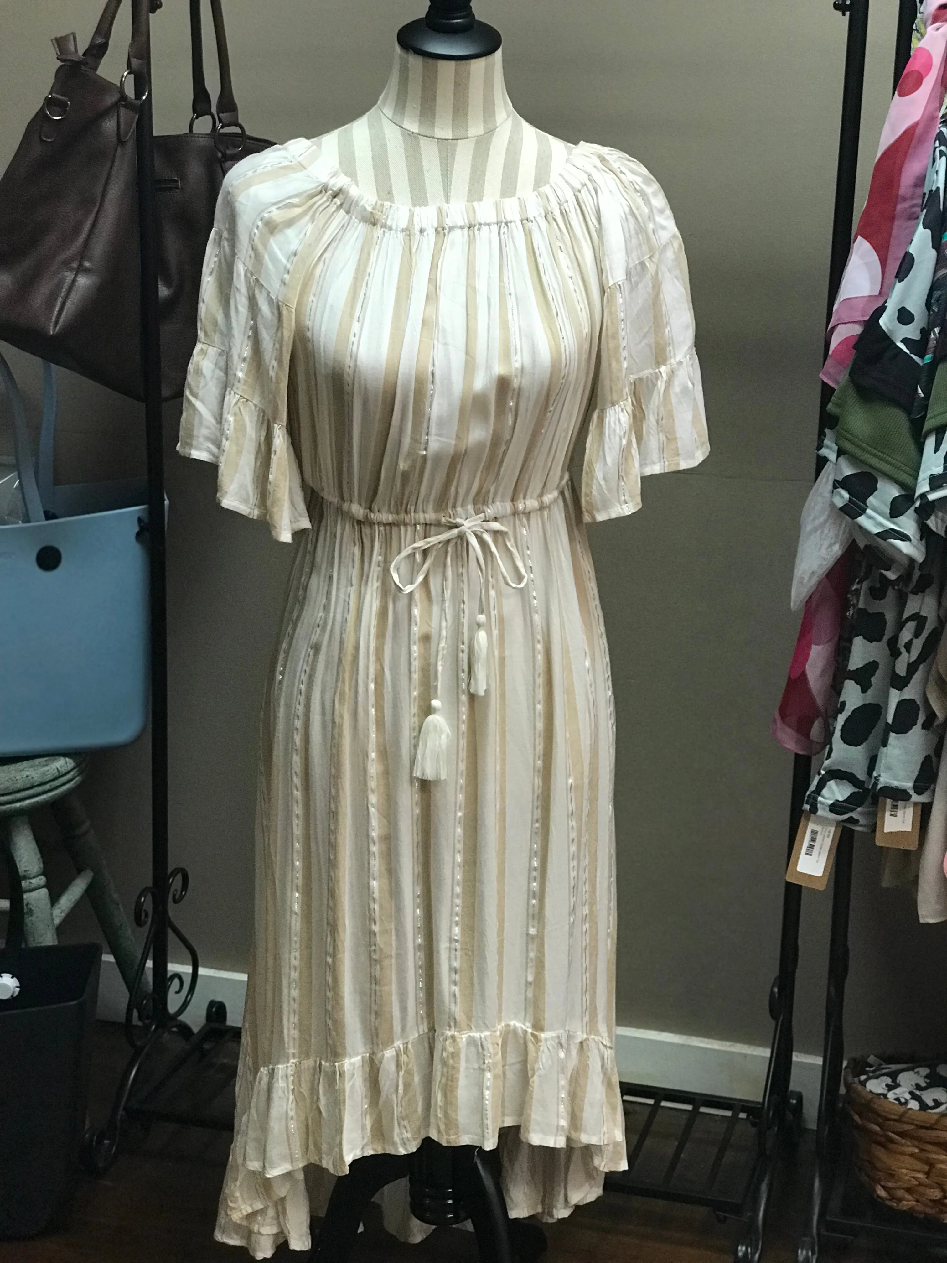 Blue Island Beach Dress- Medium
