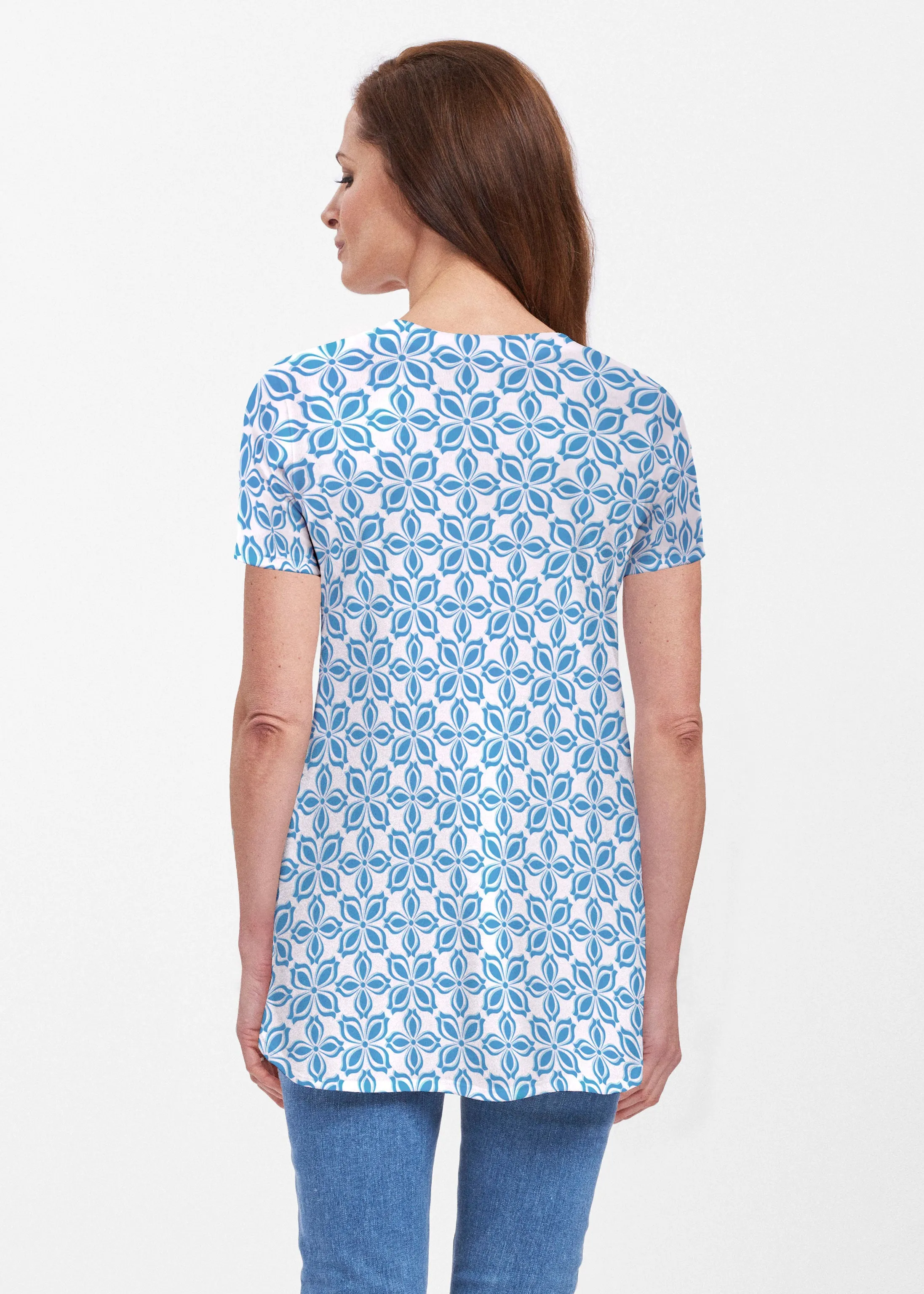Bohemian Summer (8072) ~ Short Sleeve Butterknit tunic