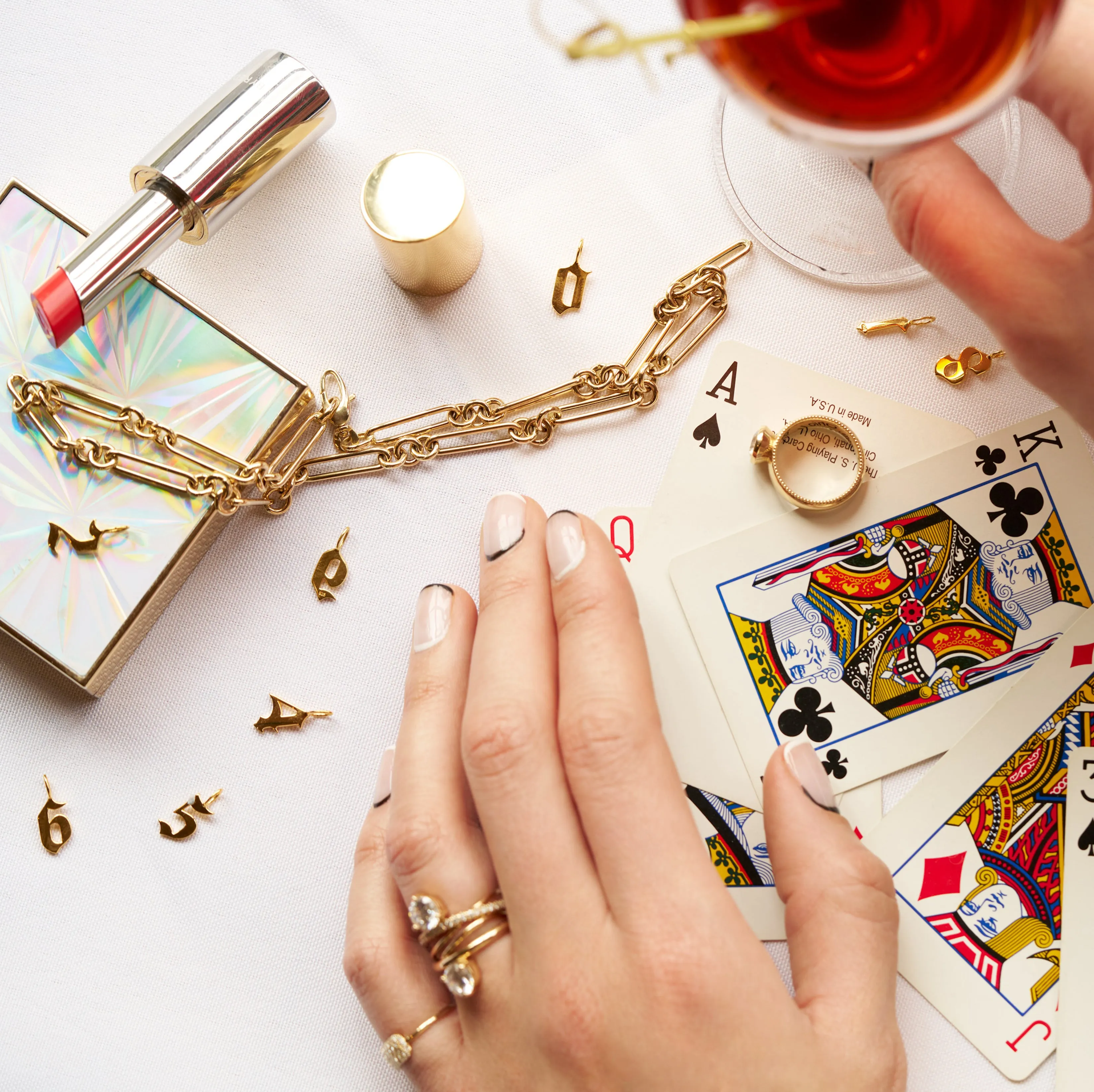 Bonne Chance Necklace Charm Four
