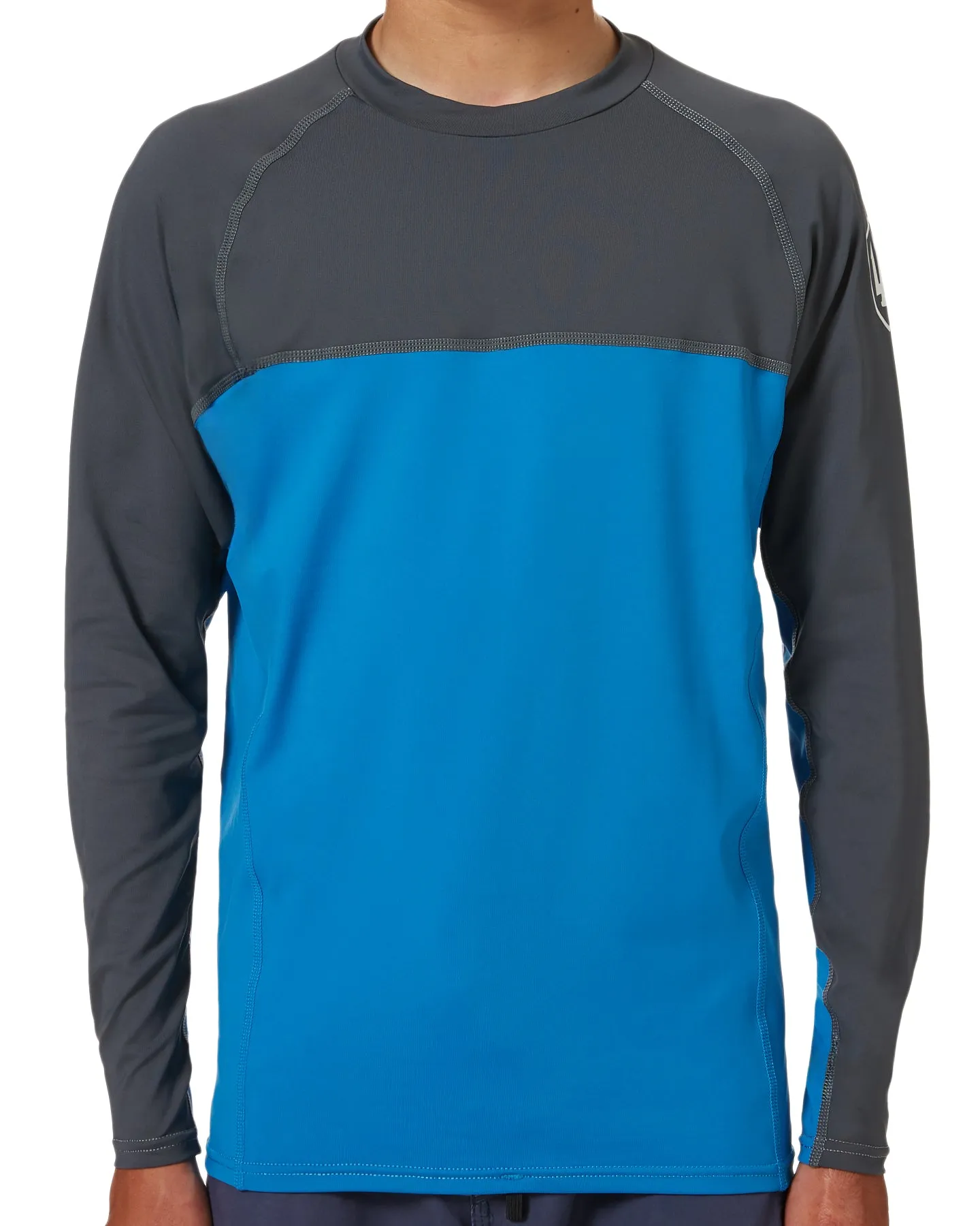 Boys/Kids L/S 2 Tone Relaxed Fit Rash Shirt