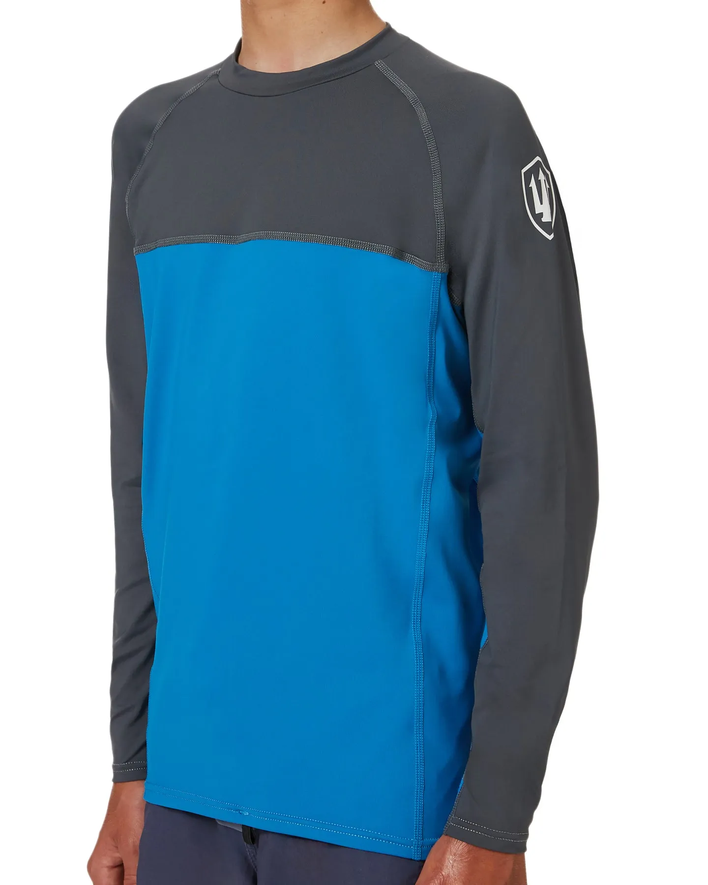 Boys/Kids L/S 2 Tone Relaxed Fit Rash Shirt