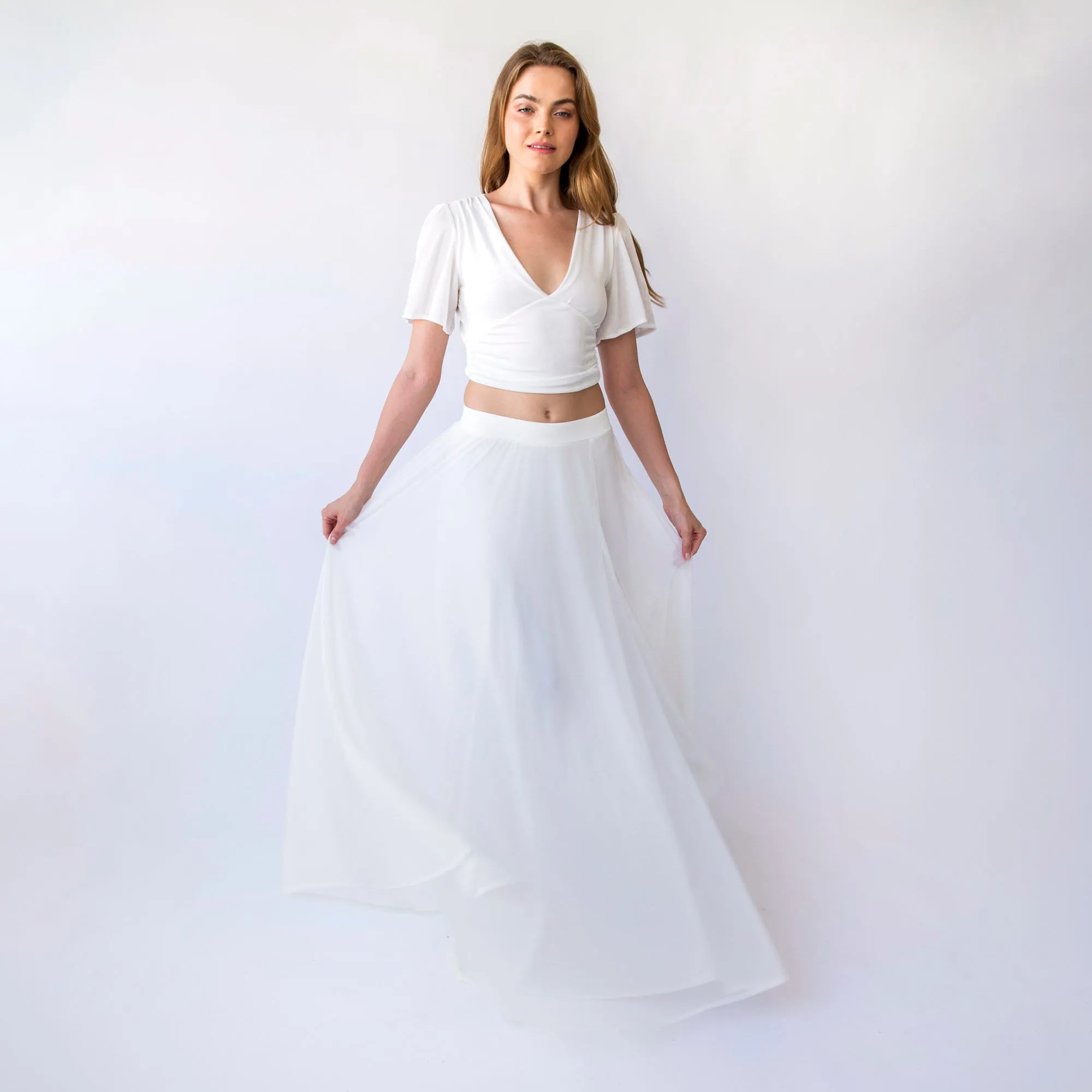 Bridal set, skirt, top  #1446