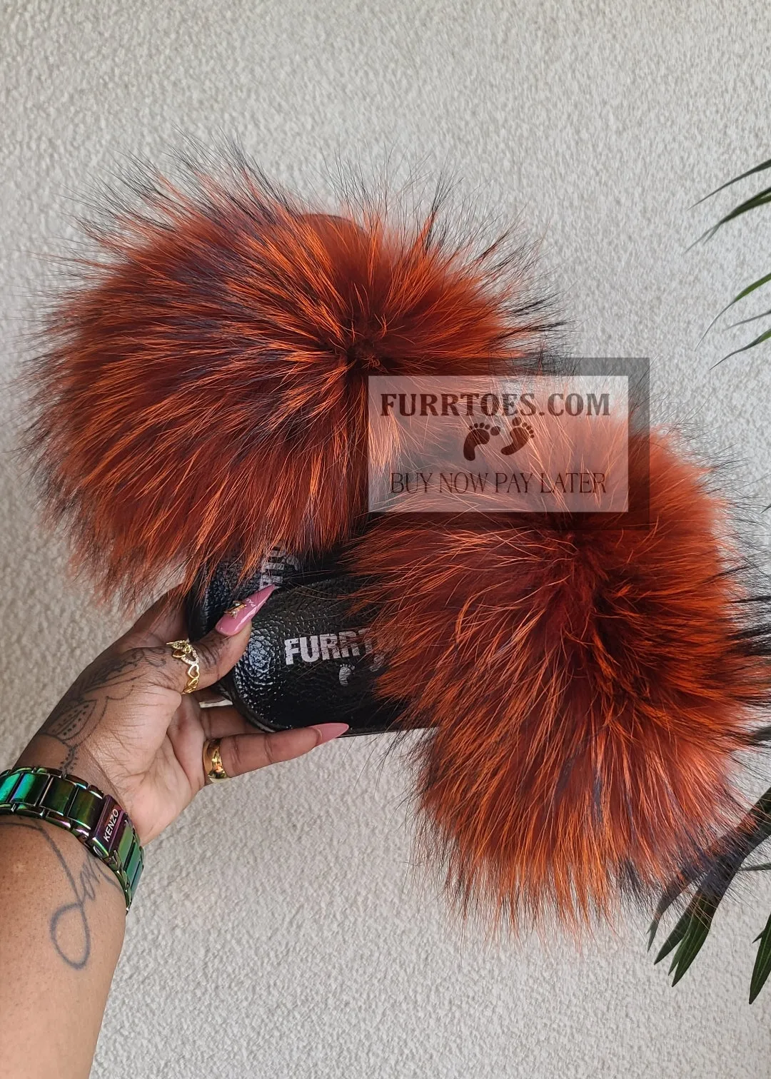 Burnt Orange Fluffy