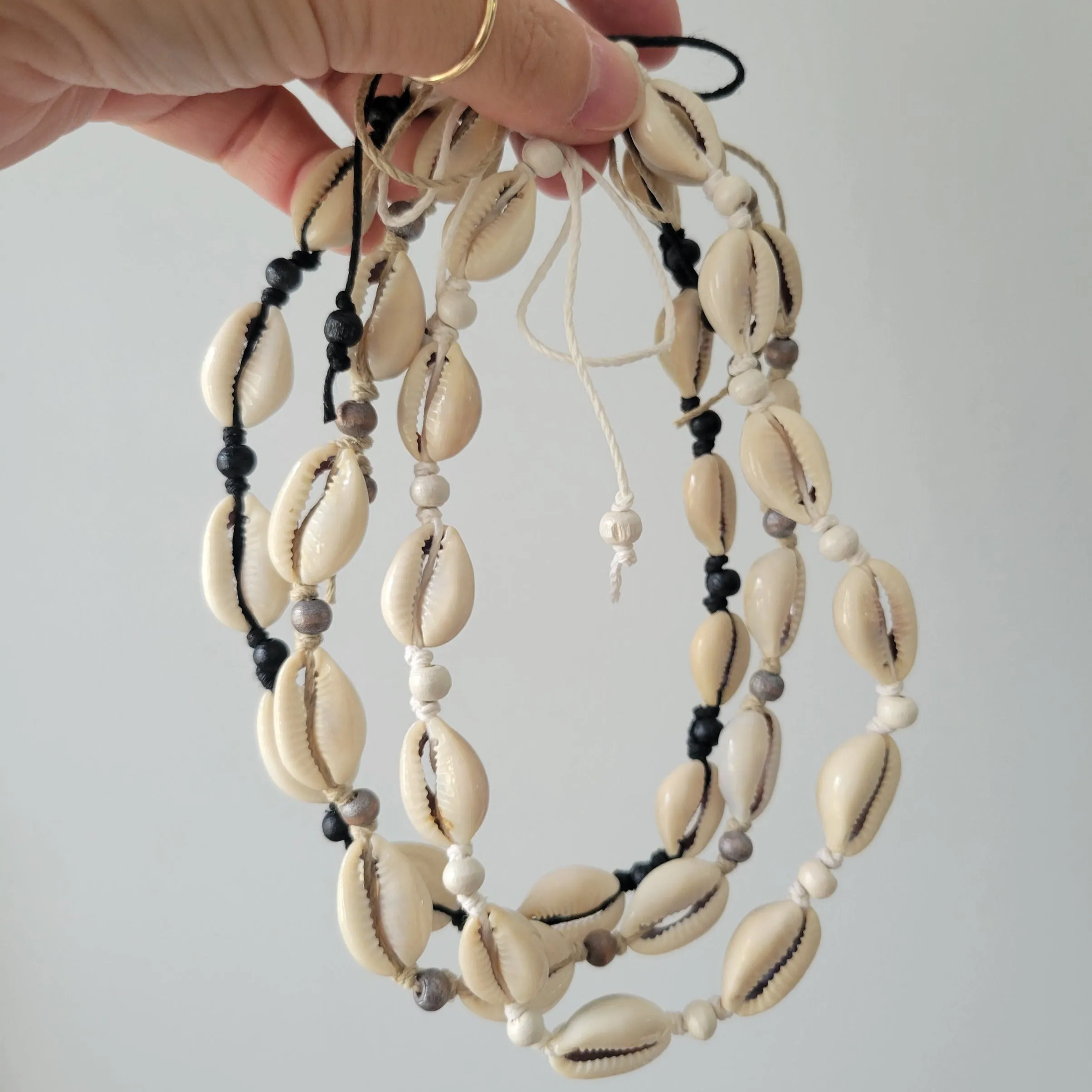 Colored Puka Shell & Bead Jewelry - Necklace, Bracelet or Anklet Options