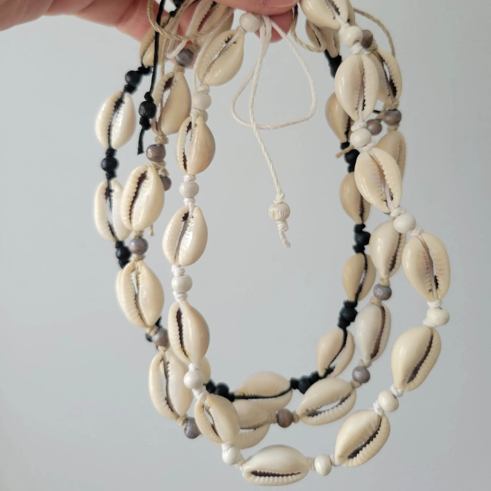 Colored Puka Shell & Bead Jewelry - Necklace, Bracelet or Anklet Options