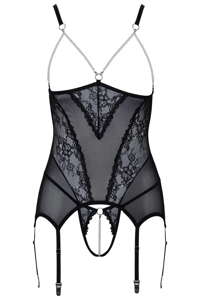 Cottelli Open Cup Cami Suspender