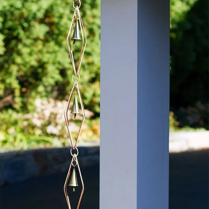 Cute Copper Bells Rain Chain