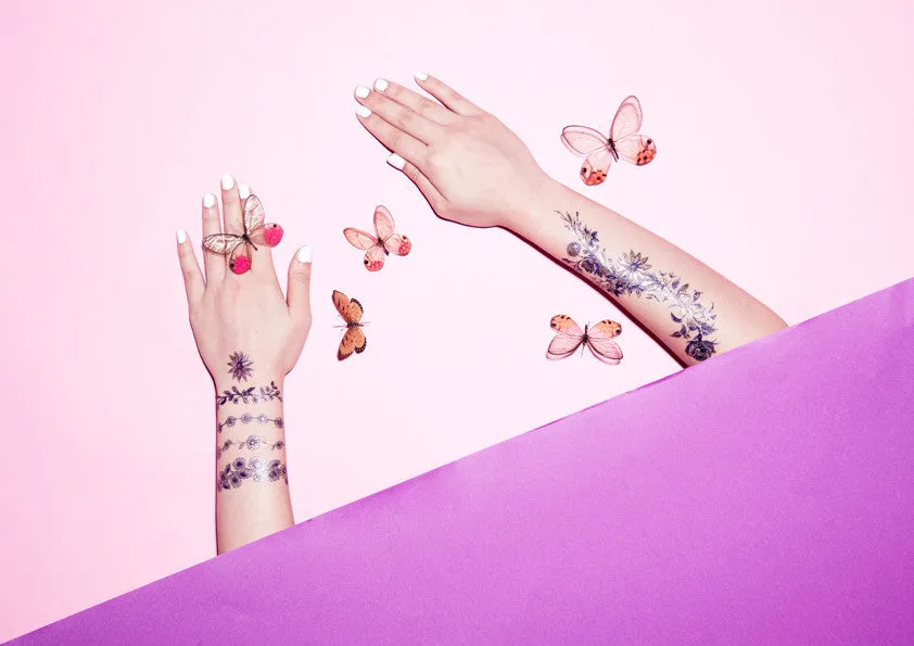 Daisy Bloom Temporary Tattoo