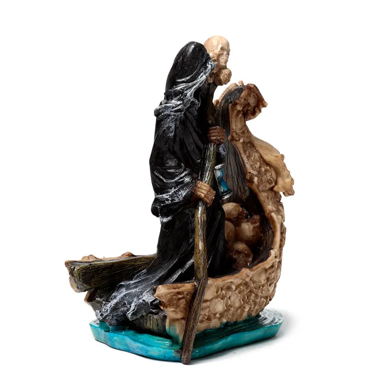 Decorative LED Ornament - The Reaper Boat of Skulls