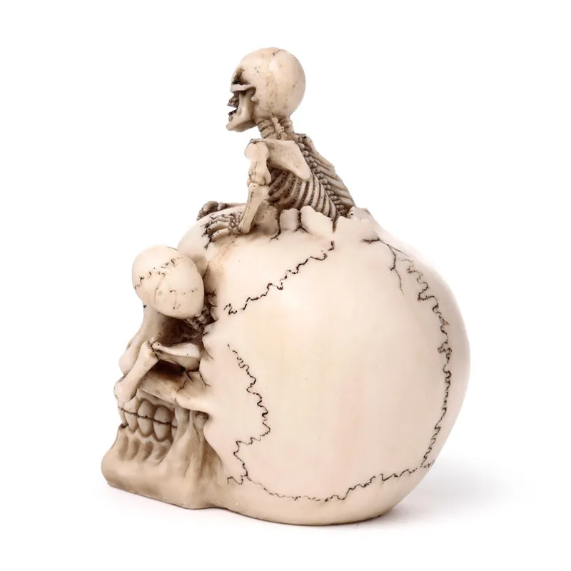 Decorative Ornament - Skull with Bursting Skeletons