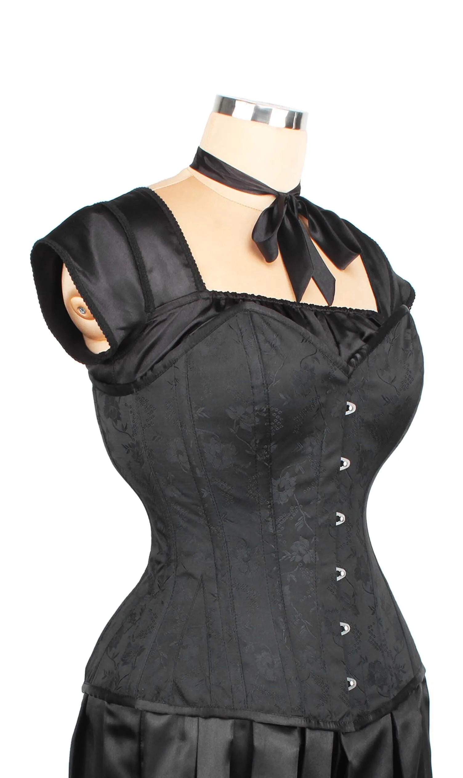 Dee Sweet Heart Floral Brocade Corset