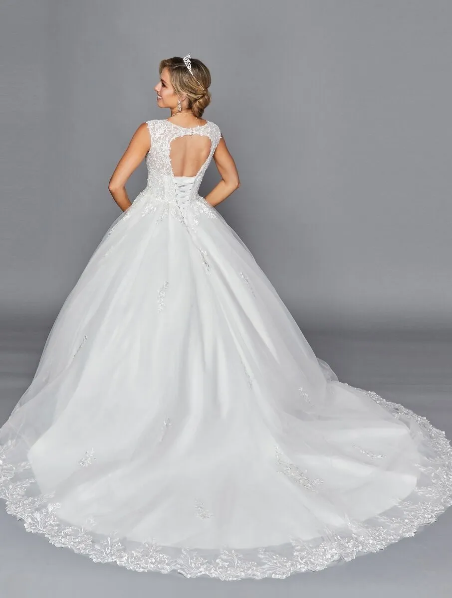 DeKlaire Bridal 438 Scoop Neckline Mermaid Wedding Dress