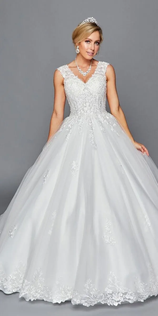 DeKlaire Bridal 438 Scoop Neckline Mermaid Wedding Dress