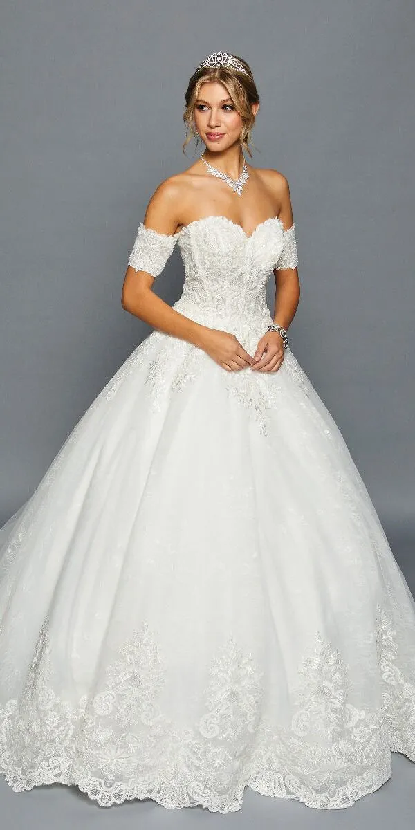 DeKlaire Bridal 462 Long A-Line Wedding Ballgown