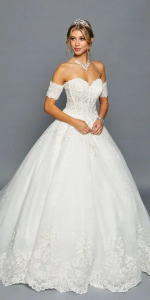 DeKlaire Bridal 462 Long A-Line Wedding Ballgown